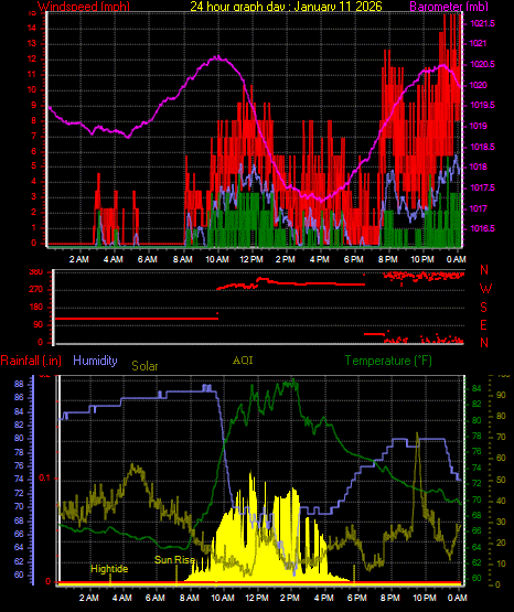 24 Hour Graph for Day 11