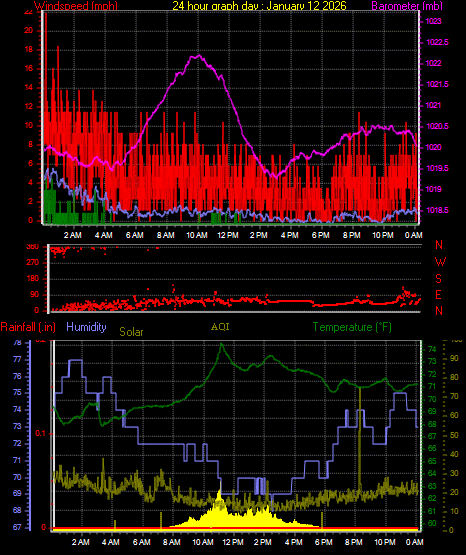 24 Hour Graph for Day 12