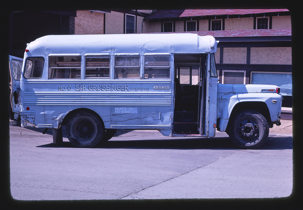 Grossinger's bus that has seen better days! ;) 