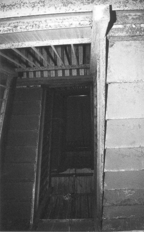 Looking up a stairwell.